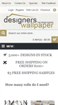 Mobile Screenshot of designerswallpaper.com